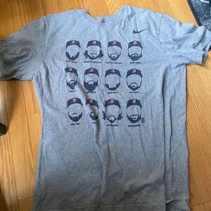Vintage Red Sox Get Beard Shirt 2013 World Series Boston Large